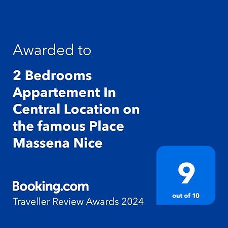 2 Bedrooms Appartement In Central Location On The Famous Place Massena Nice Exteriör bild