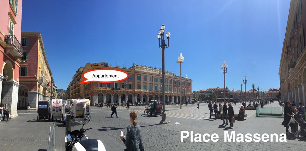 2 Bedrooms Appartement In Central Location On The Famous Place Massena Nice Exteriör bild